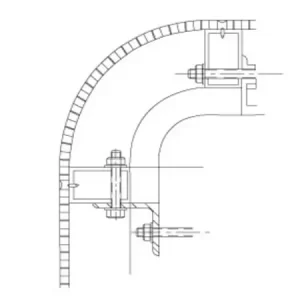 Snap on installation drawing of honeycomb panel