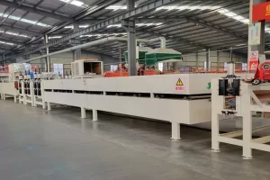 Honeycomb panels production line