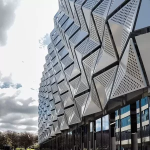 3D aluminum curtain wall design