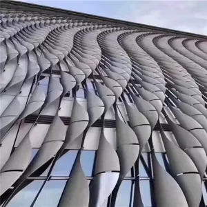 Exterior aluminum cladding