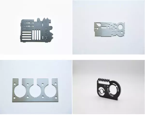 Aluminum panel laser cutting sample