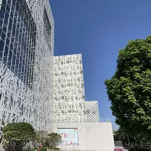 Perforated curtain wall