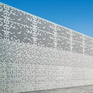 Punching panels for Curtain wall