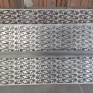 rectangular hole aluminum punching panels