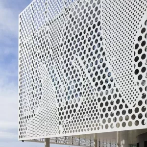 powder coated perforated metal sheet