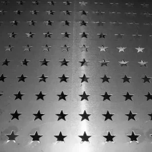 laser cut perforated metal panels