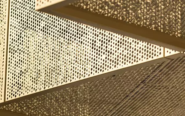 Polyester paint sprayed perforated aluminium panel