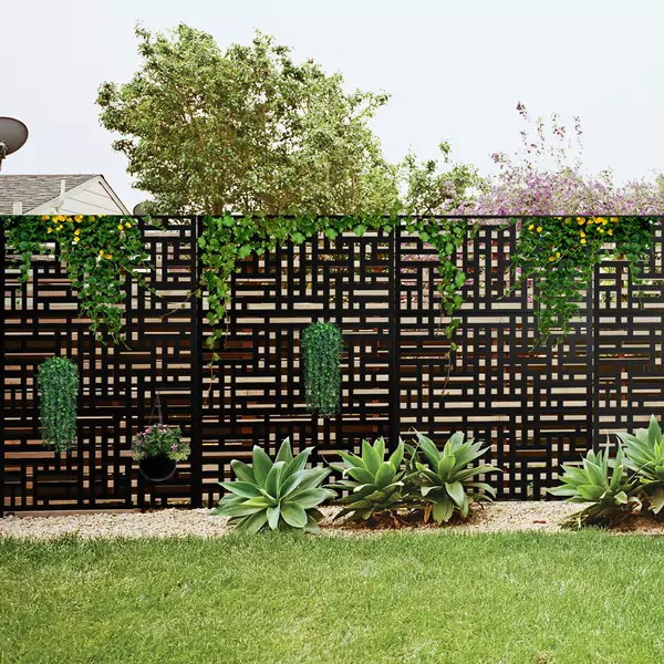 exterior decorative aluminum panels fence
