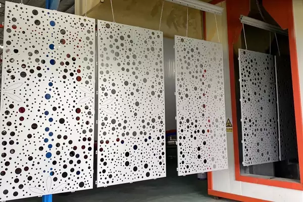 powder coated aluminum panels