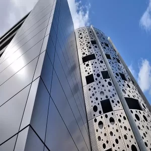 Panneau de revêtement en aluminium extérieur décoratif de façade