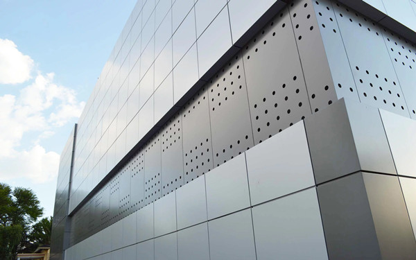 Aluminum solid facade panels project showcase
