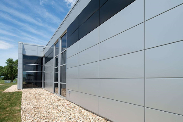 simple design aluminum cladding panels