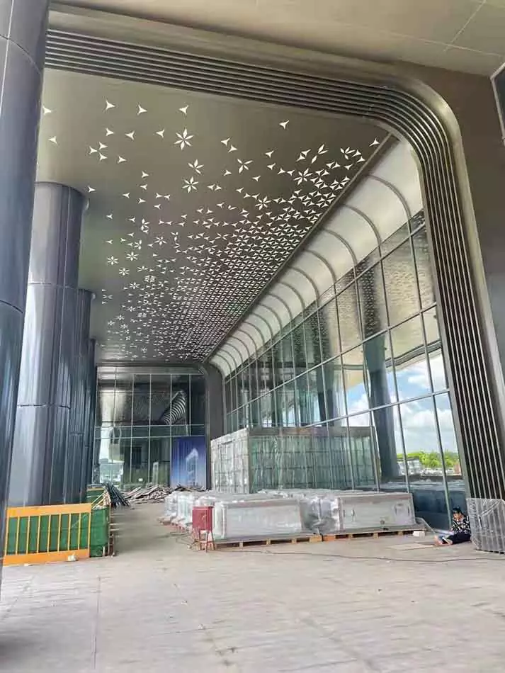 aluminum perforated ceiling