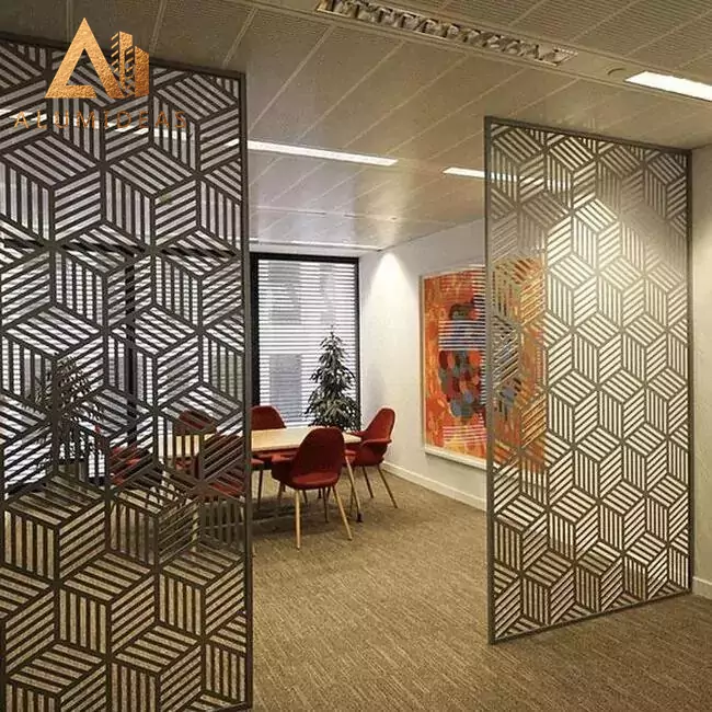 Aluminum room divider