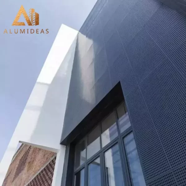 Modern Office Building with Aluminum Wall Cladding Facade from Alumideas