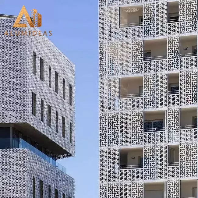 Architecture perforated metal sheet