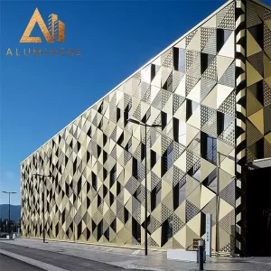 Aluminium facade