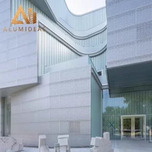 Paneles de pared exteriores de aluminio