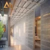 Aluminum privacy screen
