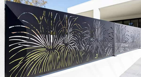 Metal screen panels application