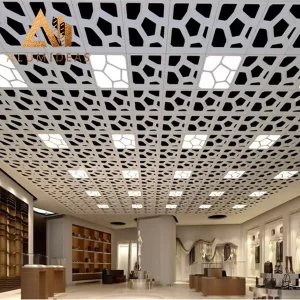 Aluminium grid false ceiling