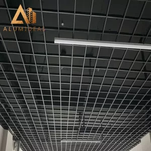 plafond suspendu en aluminium