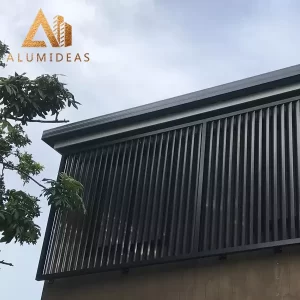 exterior aluminum louvers apply for building facade
