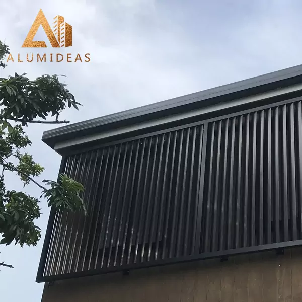 exterior aluminum louvers apply for building facade