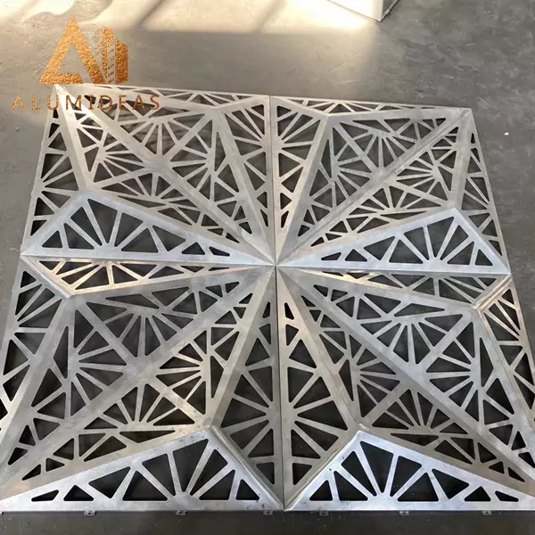 outdoor laser cut metal panels