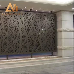 perforated aluminum screen