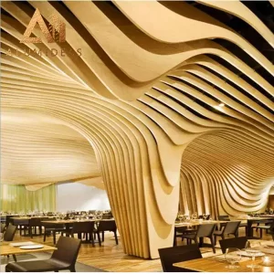wave ceiling material