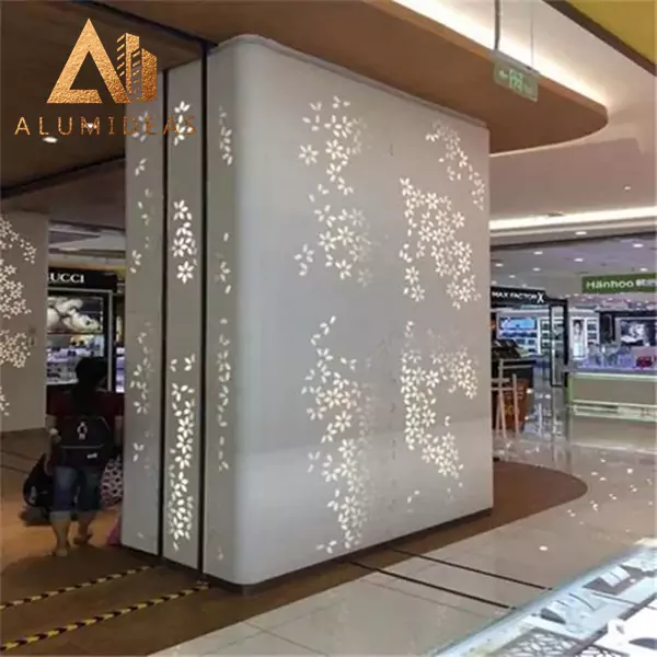 Système de revêtement décoratif moderne en aluminium