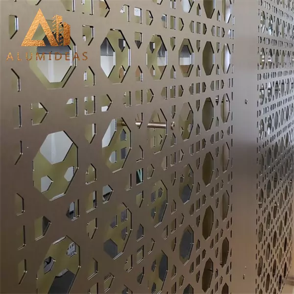 Aluminum Modern metal landscape screens