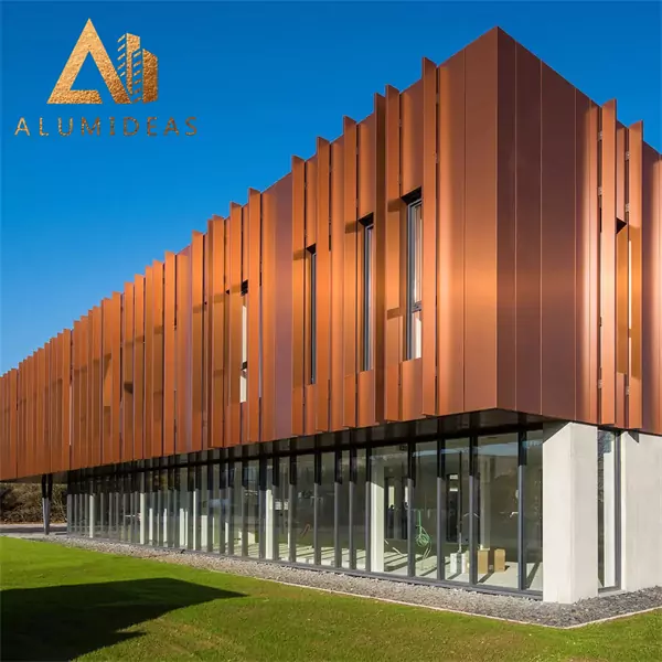 Decorative external aluminium composite panels