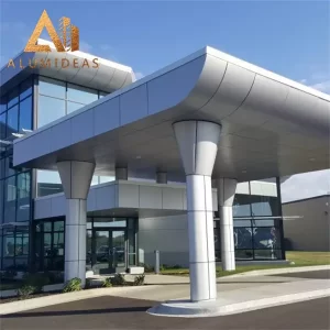 Outdoor aluminum composite metal wall panels