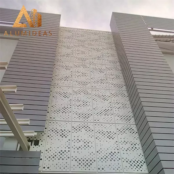 Perforated cladding