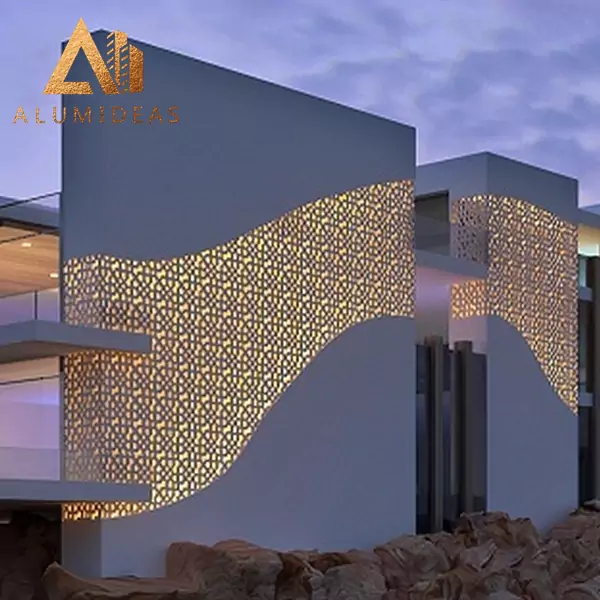 aluminum composite panel perforated