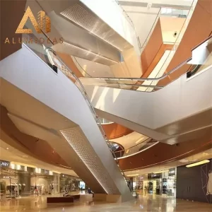 Plafond en aluminium pour centre commercial