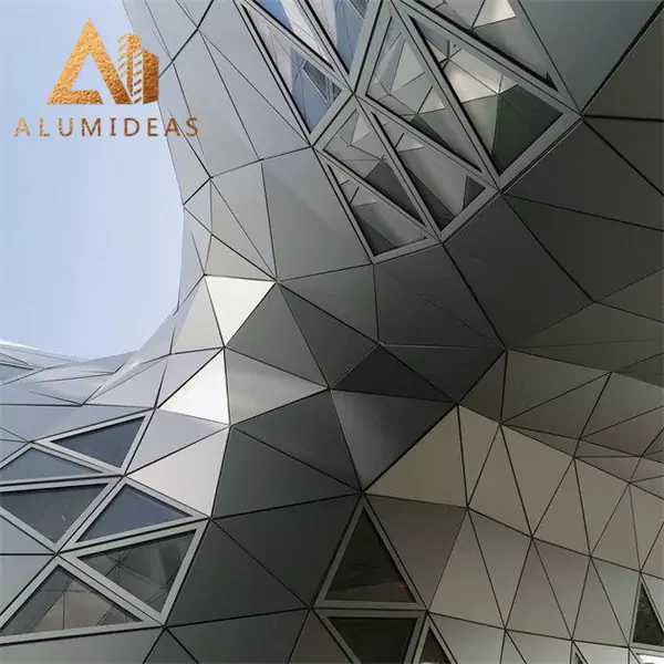 Aluminium saamgestelde paneel ontwerp
