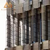 Decorative exterior sunshades wall cladding