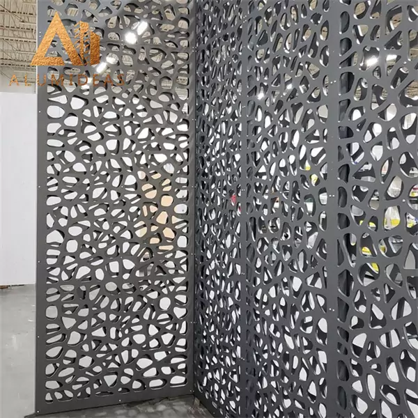 Decorative laser cut metal screens