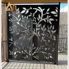 Decorative perforated Pattern metal privacy panels outdoor