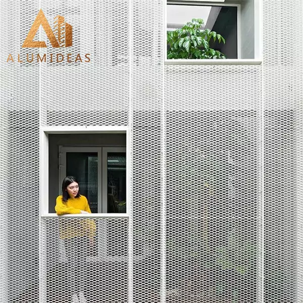 Different size decorative cladding outdoor perforated metal sheet