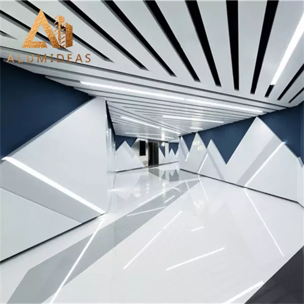 Interior aluminium wall cladding