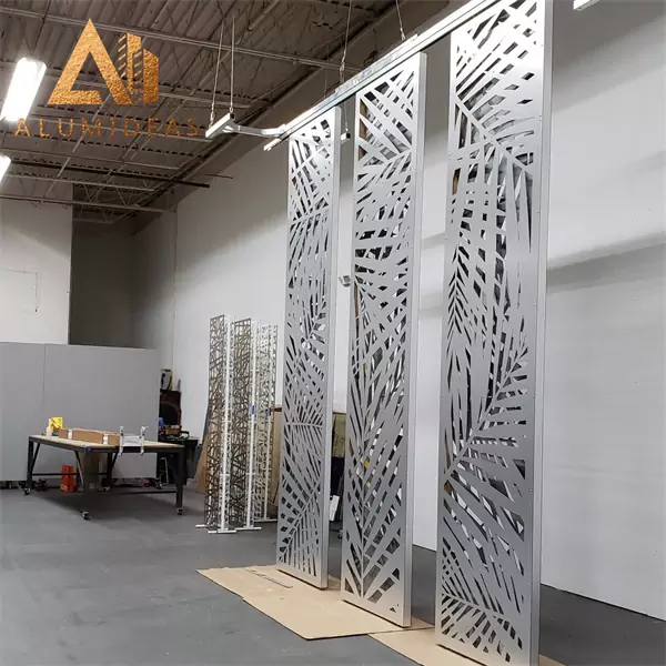 Interior decorative aluminum screen