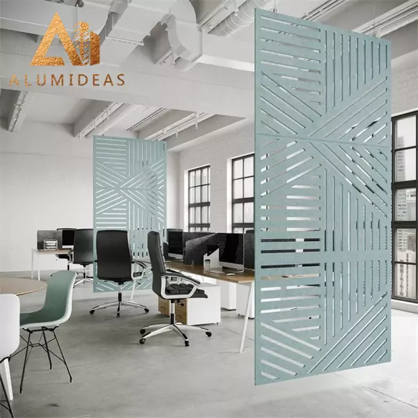 Metal divider panels