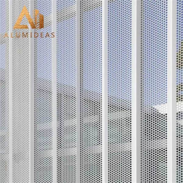 Placage en aluminium du système de façade extérieure
