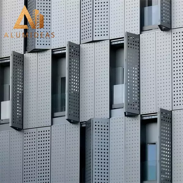Fassadenplatten aus Aluminium