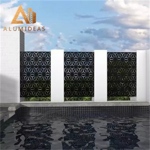 aluminum fence privacy panels