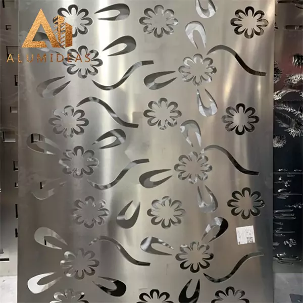 aluminum laser cut metal 3 mm decorative sheet